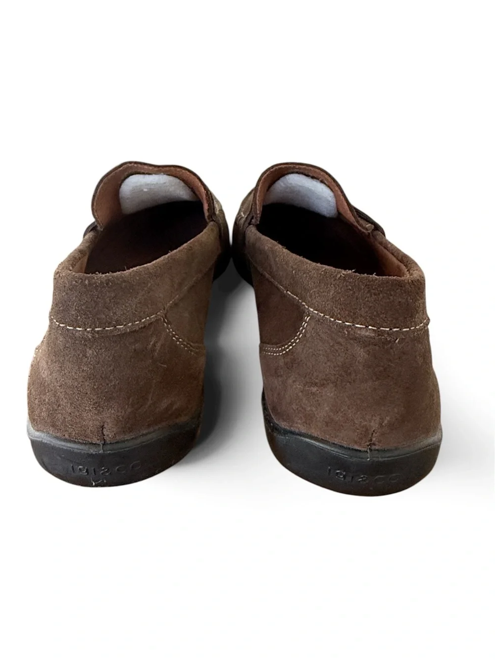 Igi&Co Brown Suede Penny Loafers for Men